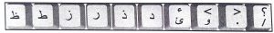 حروف ردیف پایین در تایپ فارسی